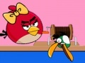Spēle Angry Birds Valentine Fishing