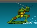 Spēle Ninja Turtles Sewer Surf Showdown 