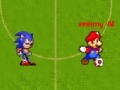 Spēle Mario Vs Sonic Football