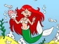 Spēle Mermaid Aquarium Coloring Game