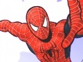 Spēle Spiderman flying: coloring
