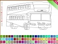 Spēle Double Decker Bus Coloring
