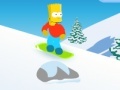 Spēle Bart snowboarding