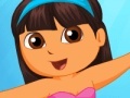 Spēle Cute Dora Mermaid Dressup