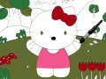 Spēle Hello kitty online coloring page