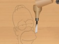Spēle Wood carving Simpson