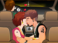 Spēle Kiss in the taxi