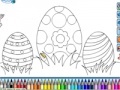 Spēle Easter Eggs Coloring